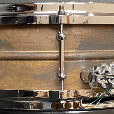 Ludwig 5x14" LCS514CTD Concert Series Snare Drum P89 Concert Strainer. VIDEO DEMO Natural Raw Copper image 4