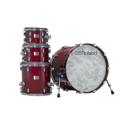 Roland V-Drums VAD706GC Acoustic Design Full Kit, Gloss Cherry Finish image 2