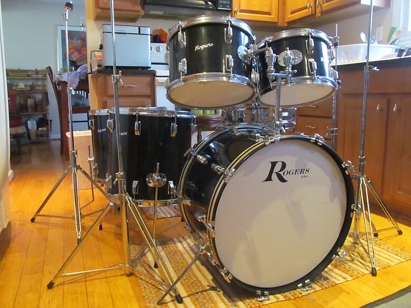 1973 Rogers Drums All original 6 pieces with stands and Reverb