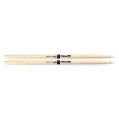 Promark 5b Hickory Nylon Tip Drum Sticks, Pair, Tx5bn