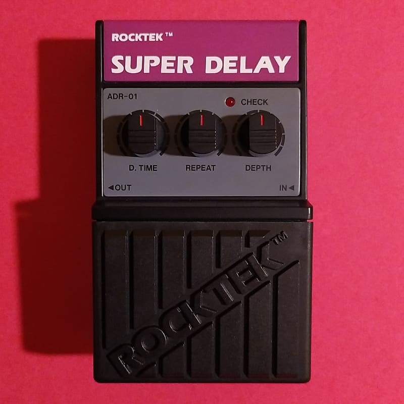 Rocktek ADR-01 Super Analog Delay near mint w/box, manual & catalog image 1