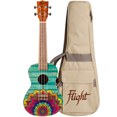 Flight AUC-33 Mansion Concert Ukulele New - Summer Vibe image 1