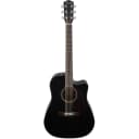 Fender CD-140SCE Acoustic Electric Guitar Black Finish Dreadnought Cutaway Solid Top & Gloss Finish!