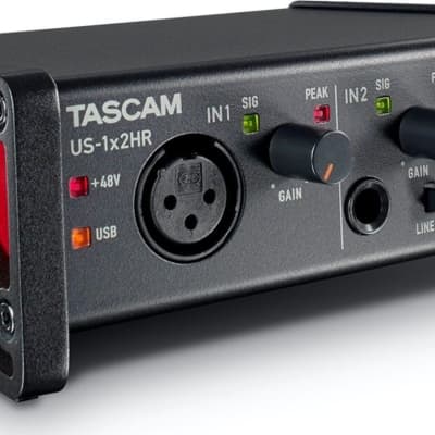 Tascam US-1X2HR 1Mic, 2IN/2OUT High Resolution Versatile USB Audio Interface image 2