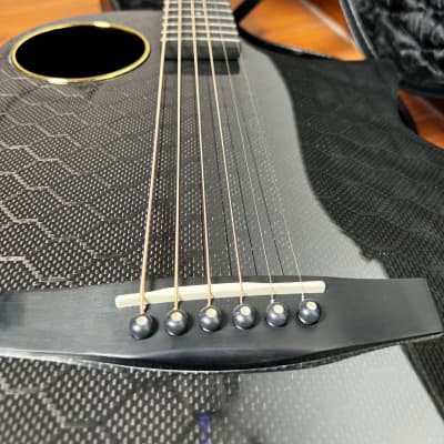 Enya Carbon Fiber Acoustic Electric Guitar X4 Pro 41' with Hard Case image 8