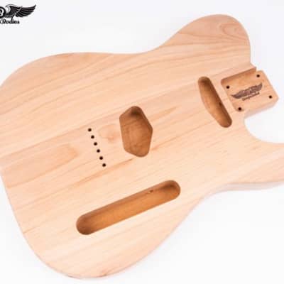 Boogie Bodies TE-1 Single Cutaway Electric Guitar Body Alder Unfinished - New! for sale