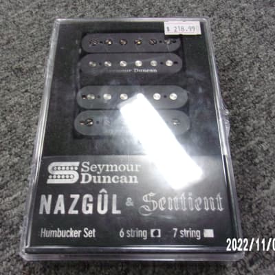 Seymour Duncan Nazgul and Sentient 6 string Humbucker Set Black image 1