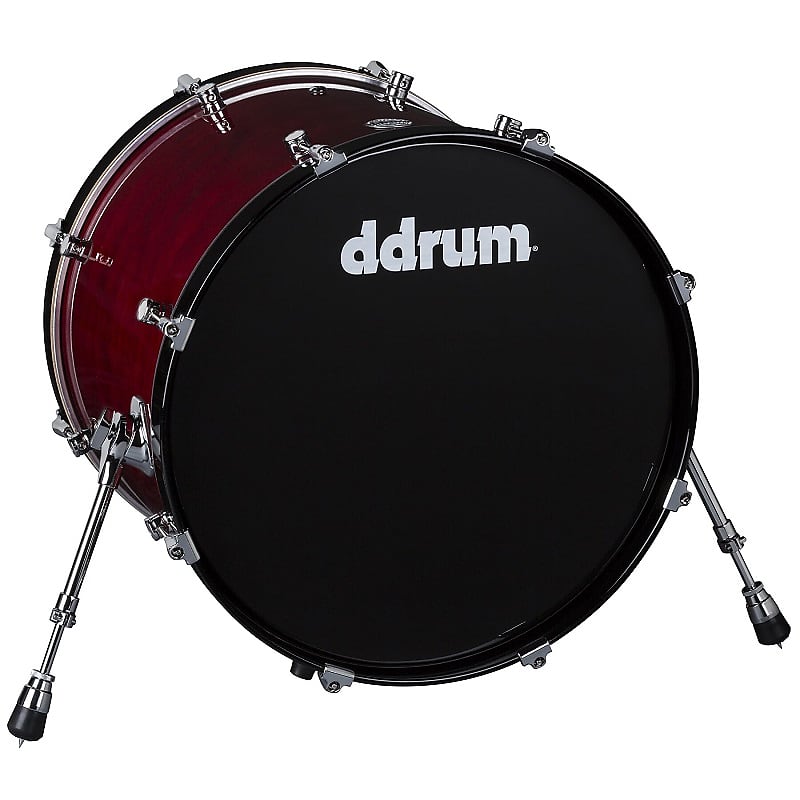 ddrum Reflex ELT 16x22 Bass Drum Trans Red | Reverb