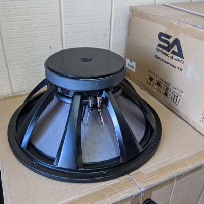 New! Seismic Audio 500 Watt "San Andreas" High Efficiency 18" Woofers/Sub Woofers - Sound Great! image 1