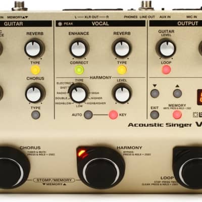 Boss VE-8 Acoustic Singer Pre-Amp | Reverb