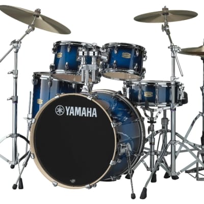 Yamaha SBP2F50 Stage Custom Birch 5-piece Shell Pack - Deep Blue Sunburst