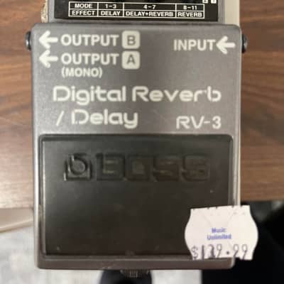Boss RV-3 Digital Reverb/Delay | Reverb