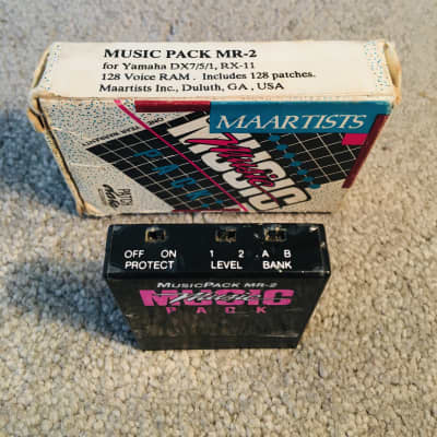 *RARE* YAMAHA RAM Card - 128 Patches- MAARTISTS MUSIC PACK MR-2 DX7/DX5/DX1/RX11 image 4