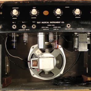 Kay 504 W/Tremolo, 1950's  Vintage Tube Amp Made in USA image 5