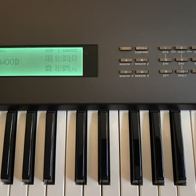 Kawai K5 61-Key Digital Synthesizer 1987 - Black image 4
