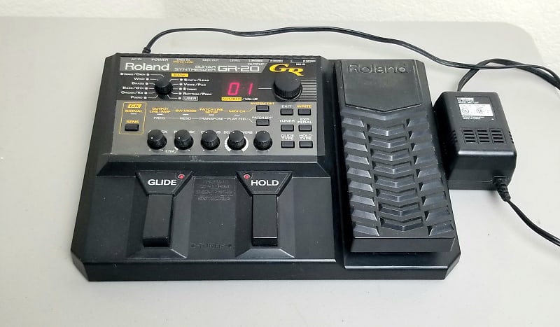 Roland GR-20 Guitar Synthesizer Pedal Pedalboard | Reverb