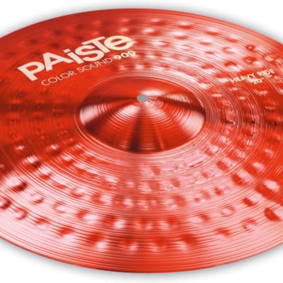 Paiste 20 inch Color Sound 900 Red Heavy Ride Cymbal image 1