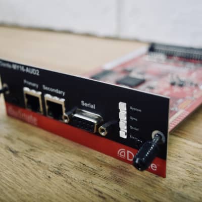Dante MY16-AUD2 card for Yamaha LS9, M7CL MINT-used mixer card for