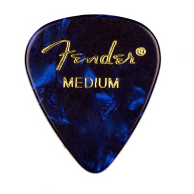Genuine Fender® 351 Premium Picks, 12 pack, Blue Moto Medium 198-0351-802 image 3