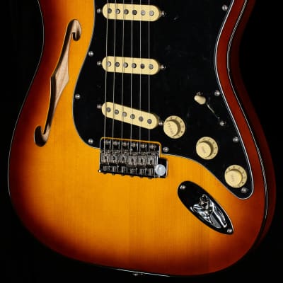 Fender Limited Edition Suona Stratocaster Thinline Ebony Fingerboard Violin Burst (805) for sale