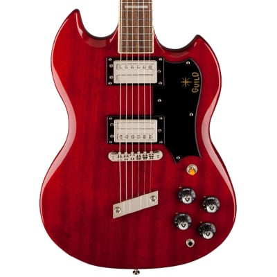 Guild S-100 Polara Cherry Red Electric Guitar for sale