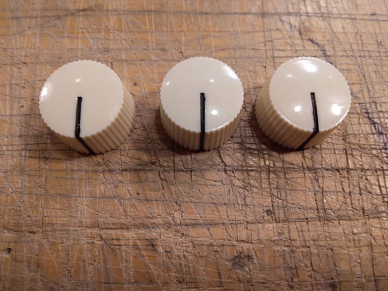 Unbranded 3 "Cupcake" Volume/Tone Knobs for Guitar 2022 Reverb