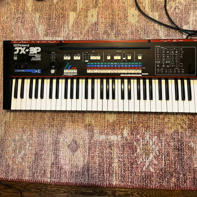 Roland JX-3P 61-Key Programmable Preset Polyphonic Synthesizer 1983 - 1985 - Black