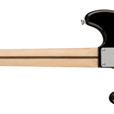 Squier Sonic Bronco Bass Maple Fingerboard White Pickguard Black image 3