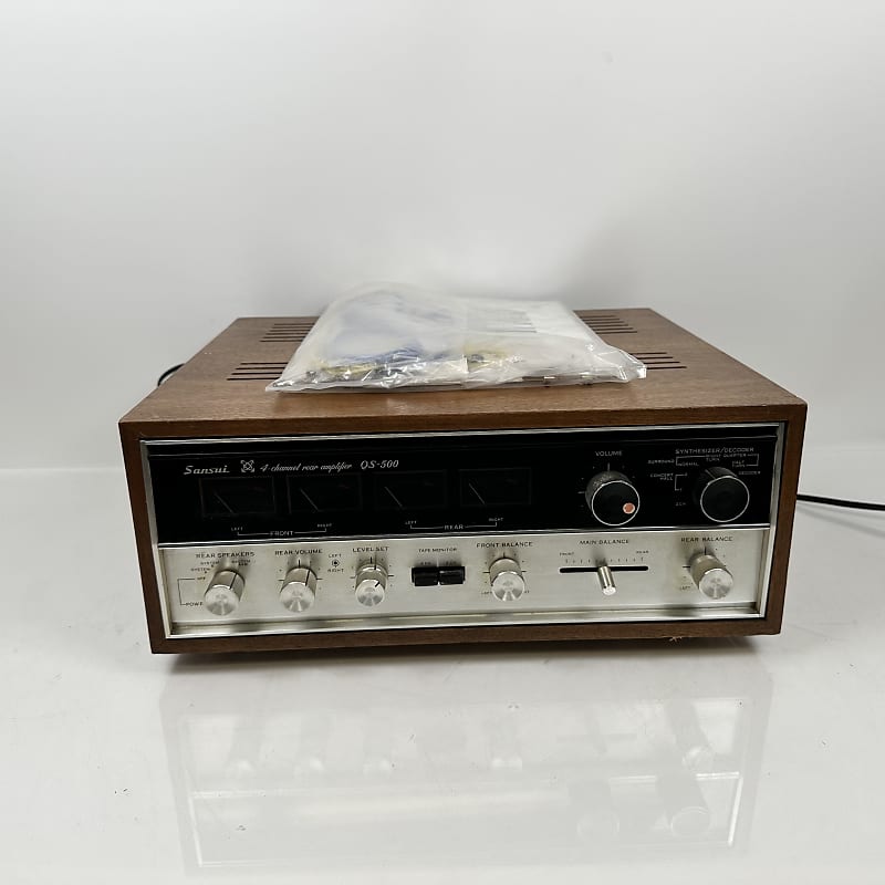 Sansui QS-500 Amplifier Rear Channel Quad Quadraphonic  			