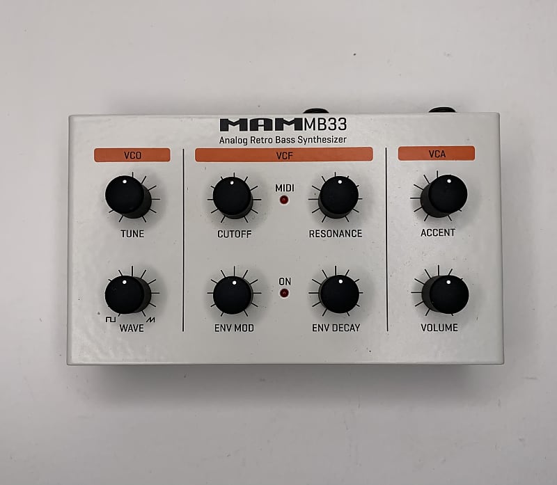 MAM MB33 analog bass-synthesizer TB-303 アナログシンセサイザー ...