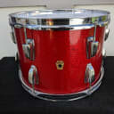 Early 1960's Ludwig 9 x 13" Red Sparkle Wrap Tom - Looks And Sounds Fantastic!