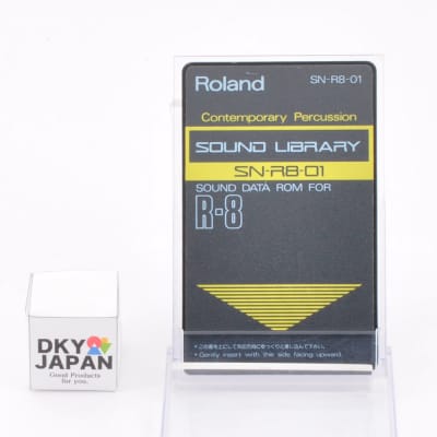 Roland SN-R8-01 Contemporary Percussion Sound Library ROM Card For R-8 Used From Japan