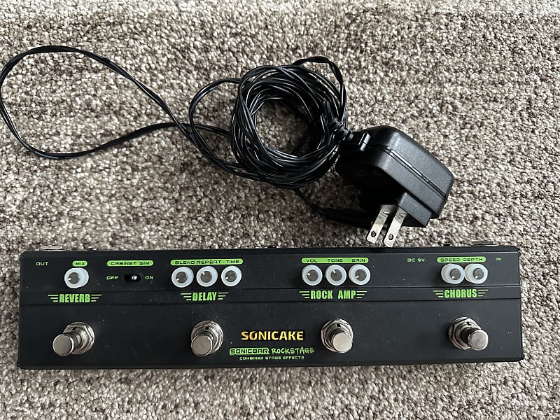 SONICAKE Guitar Multi Effect Pedal Chorus Delay Reverb Reverb