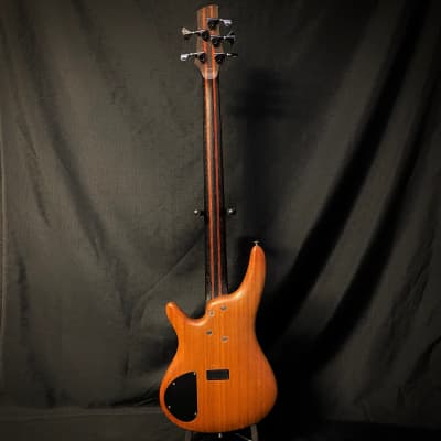 Used Ibanez Prestige SR3005 5-String Electric Bass w/ Case - Natural image 4
