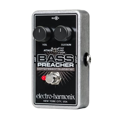 Electro-Harmonix EHX Bass Preacher Compressor / Sustainer Effects Pedal image 2