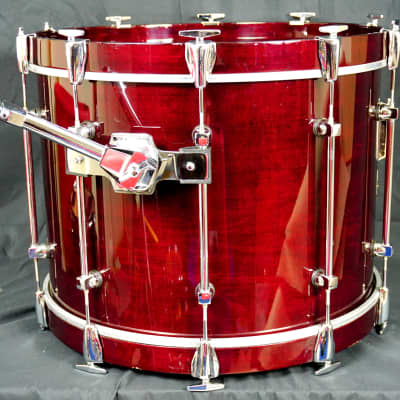 Premier Signia Cherrywood Drums - 5 piece - 4 toms, 1 kick - with 8" and 15" rare toms 90s  CLEAN! image 14