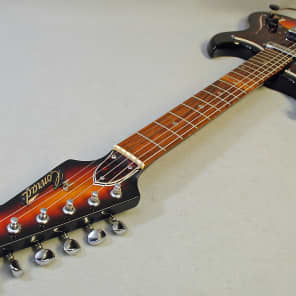 Conrad Vintage 1960s Electric Guitar Sunburst Made in Japan | Reverb