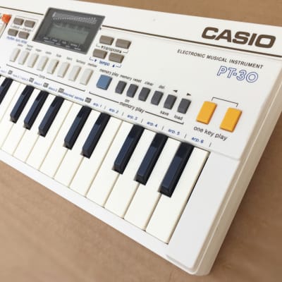 Casio Casiotone PT-30 Mini Arranger Synthesizer Keyboard With USB Power