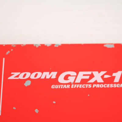 Zoom GFX-1 Mid-90s" - Gloss Red Multi-Effects Guitar Effect Pedal -  Stage and Studio image 15