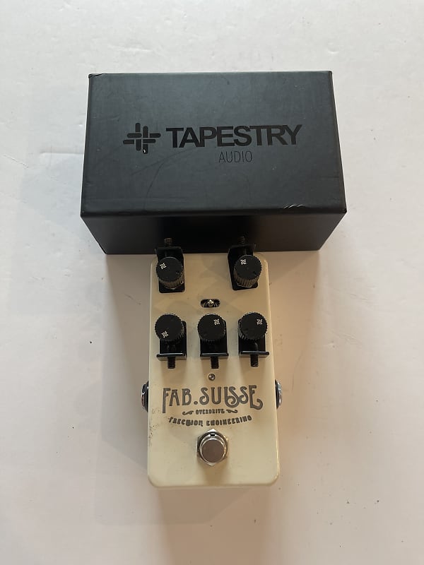 Tapestry Audio Fab Suisse Overdrive Guitar Effect Pedal + Original Box