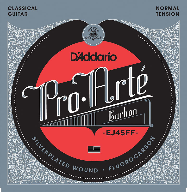D'Addario EJ45FF ProArte Carbon Classical Guitar Strings, Dynacore Basses, Normal Tension image 1