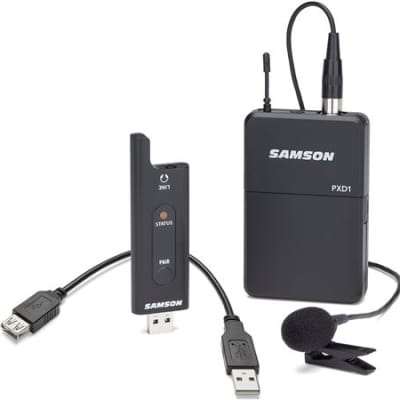 Samson XPD2B LM8 USB Digital Wireless Lavalier Microphone System image 2