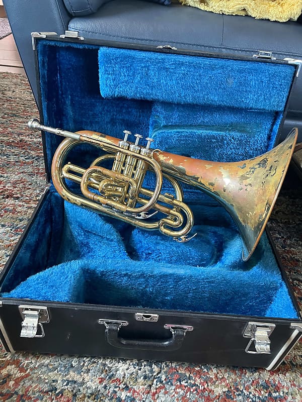 Yamaha YMP201m Mellophone (Marching French Horn) Reverb