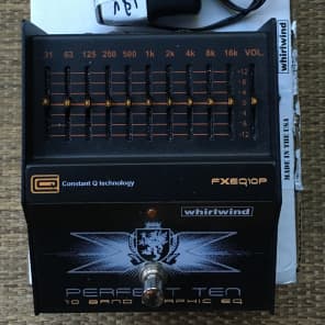 Whirlwind Perfect Ten 10-band Graphic EQ Pedal | Sweetwater