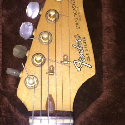 Fender Stratocaster Elite Gold 1983 Natural image 19