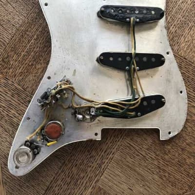 Fender  pickguard stratocaster  1966 White image 5