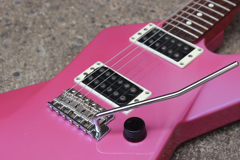 1980's Yamaha EX-1 Explorer Electric Guitar Made in Japan (Pink