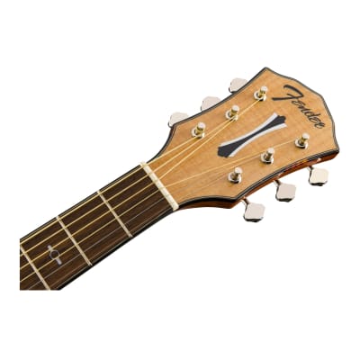 Fender FA-345CE Auditorium 6-String Acoustic Guitar (Natural) image 5