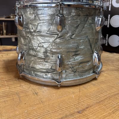 Slingerland 14x10" Tom 1970s - Light Blue Pearl image 6