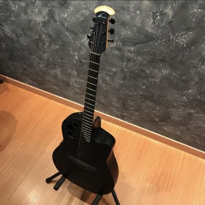 Ovation Elite 1868T Black Matte Acoustic Guitar image 2